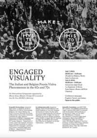 7-8 July 2022 | Engaged Visuality. The Italian and Belgian Poesia Visiva Phenomenon in the 60s and 70s | Programme